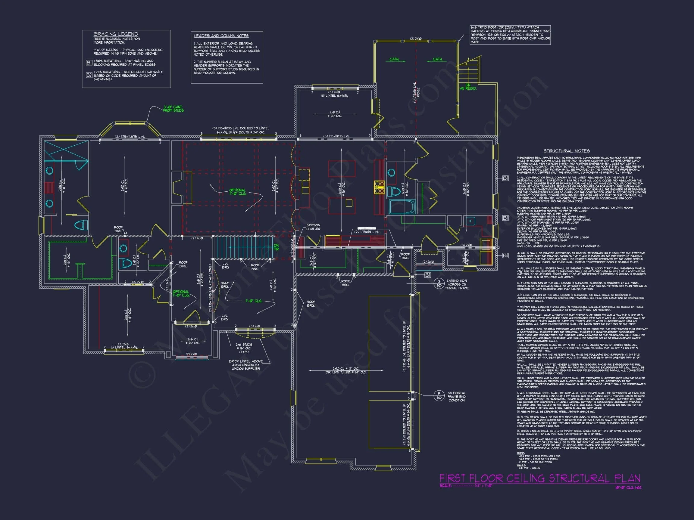 13-1355 HOUSE PLAN - Spacious House Plan with Architectural CAD Designs 13 Spacious 2-Story House Plan with Vaulted Ceilings & CAD Designs