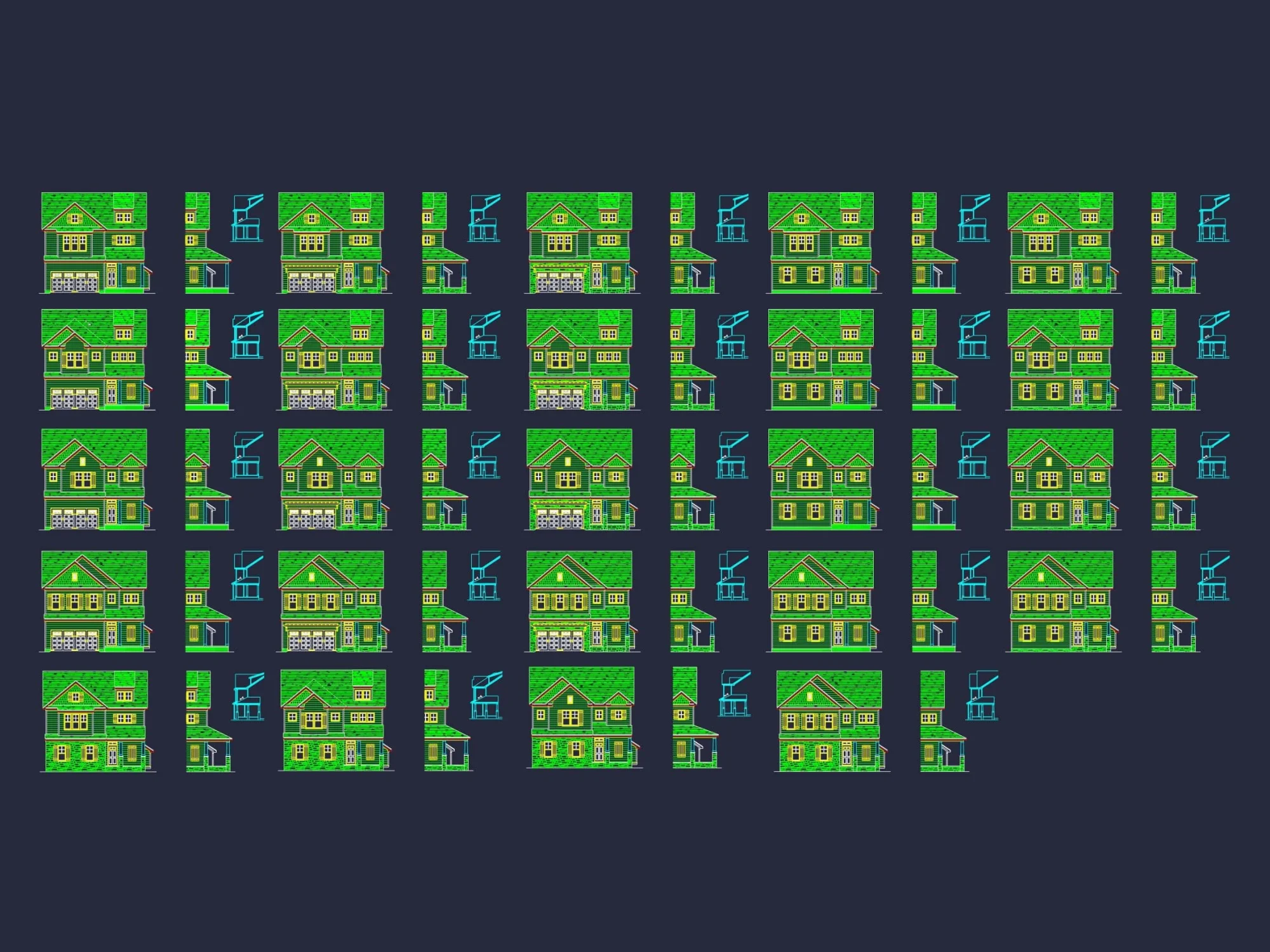 Modern Suburban House Plan with 2,078 Sq Ft and Wraparound Porch