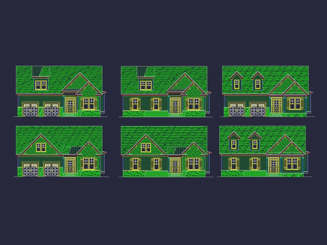 Craftsman Home Plan with 1.5 Floors and Open Layout