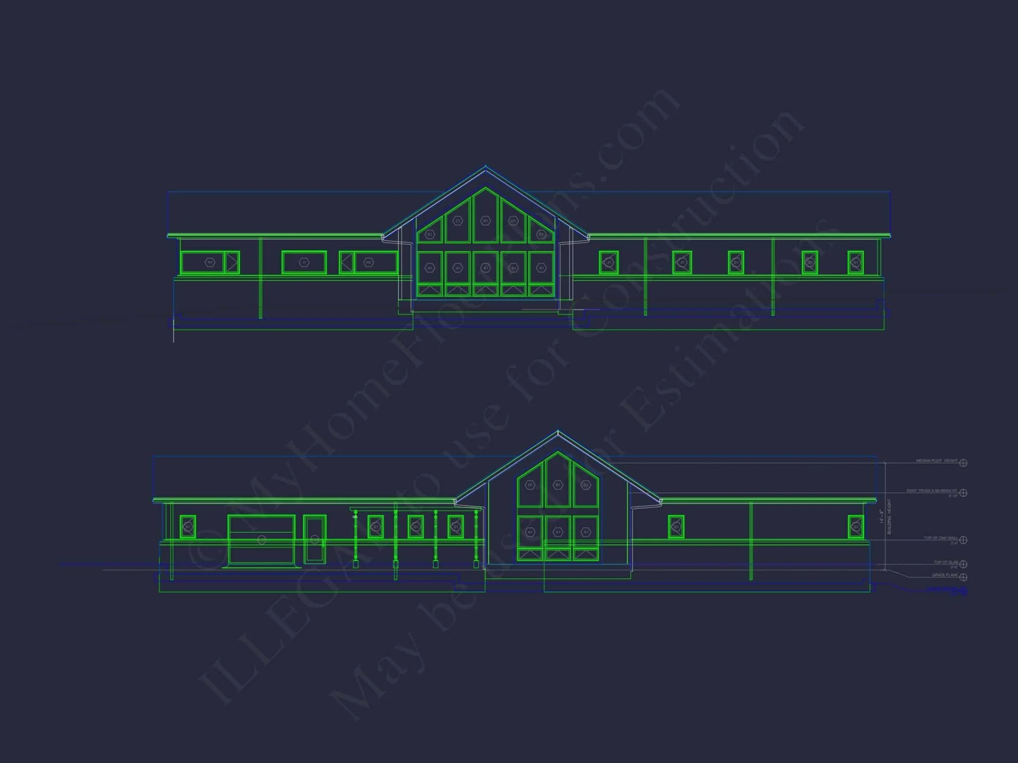 Modern Home Plan with Open Floor Plan and Ranch Design