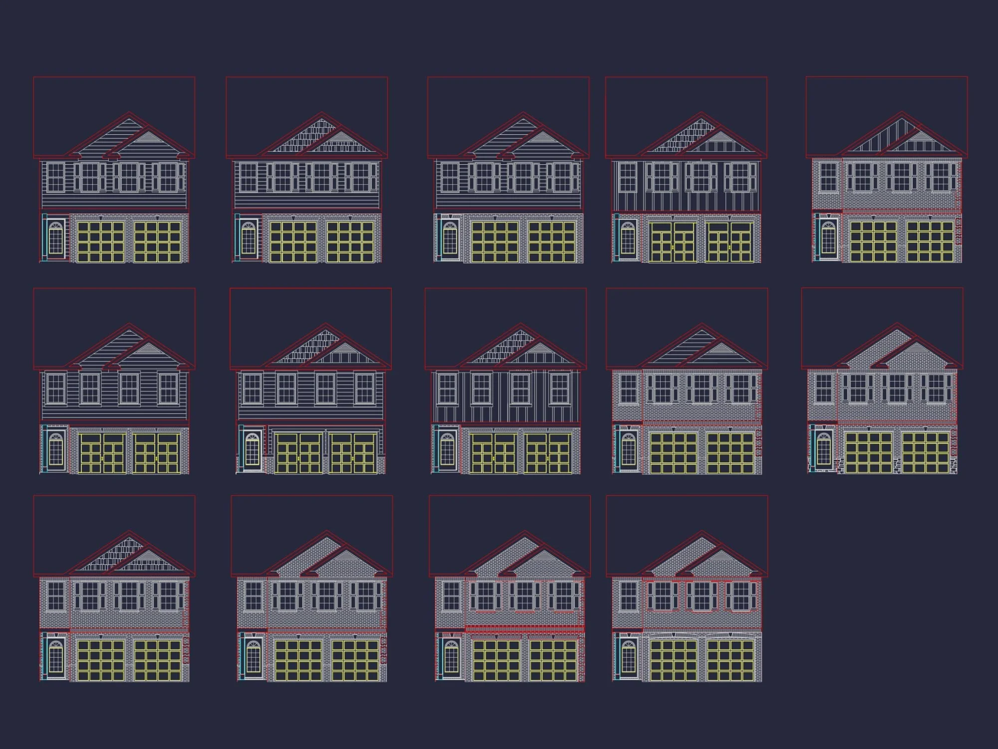 Modern Suburban Home Design with 5 Bedrooms & 2-Car Garage