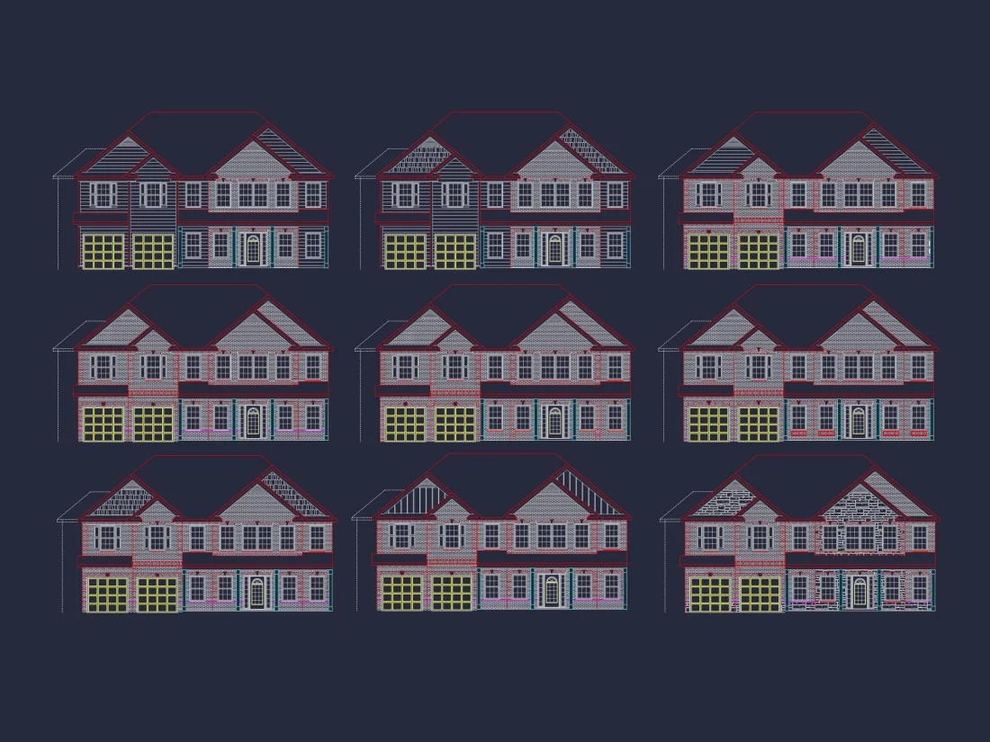 Spacious 2-Story House Plan with 5 Bedrooms and 3-Car Garage