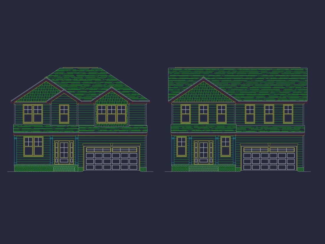 Colonial Revival House Plan With Elegant 2-Story Layout