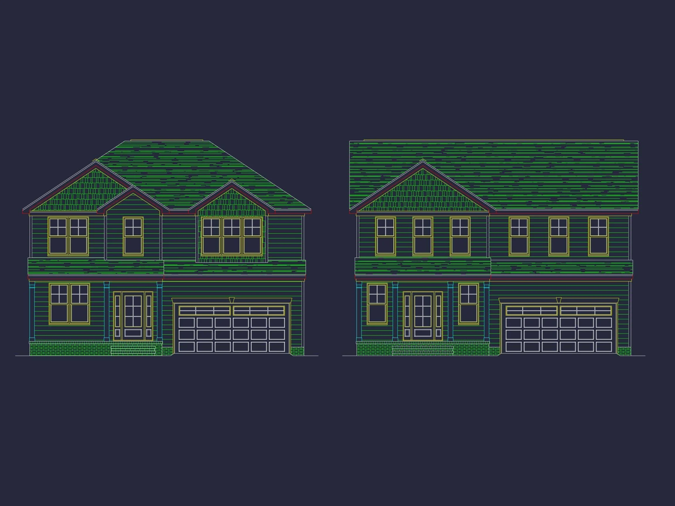 12-2138 HOUSE PLAN - Colonial Revival House Plan With 2-Story Floor Plan Design 2 Colonial Revival House Plan With Elegant 2-Story Layout