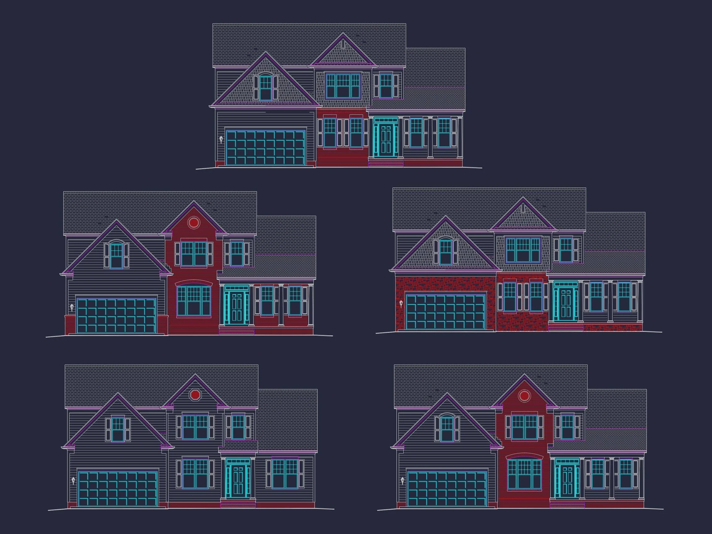 Custom Craftsman Home Plan with Vaulted Ceilings & Screened Porch