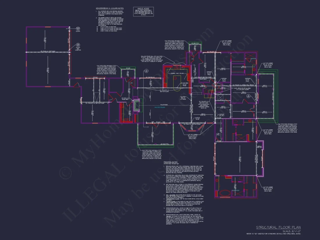 Elegant One-Story House Plan with Spacious Layout and 3,701 Heated Sq. Ft.