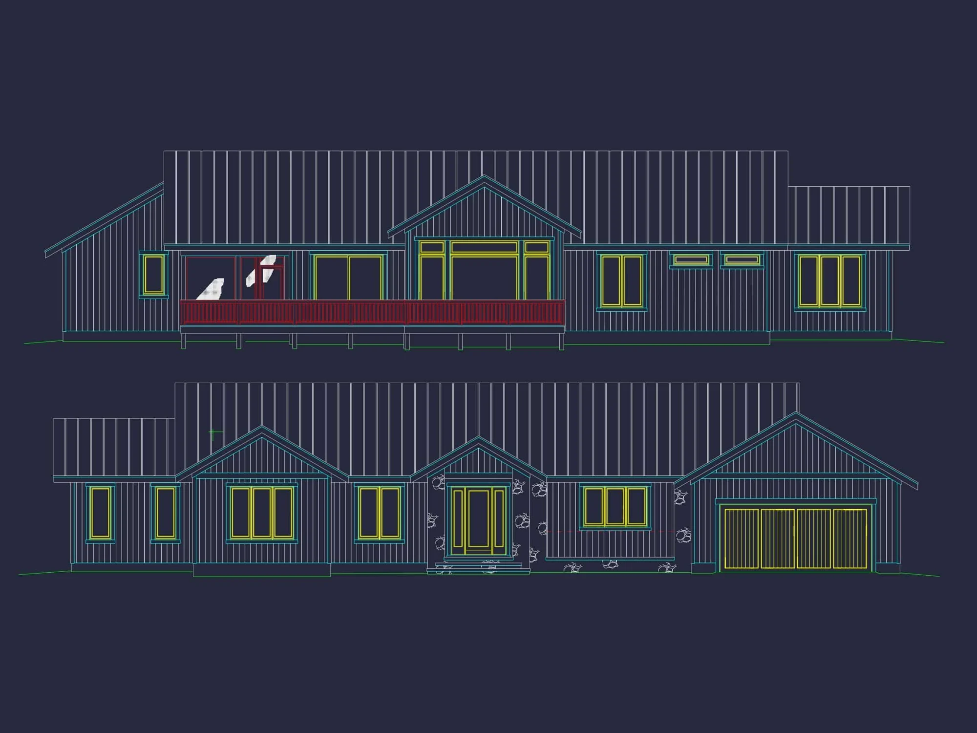 Custom Ranch-Style House Plan with Open Layout and Vaulted Ceilings
