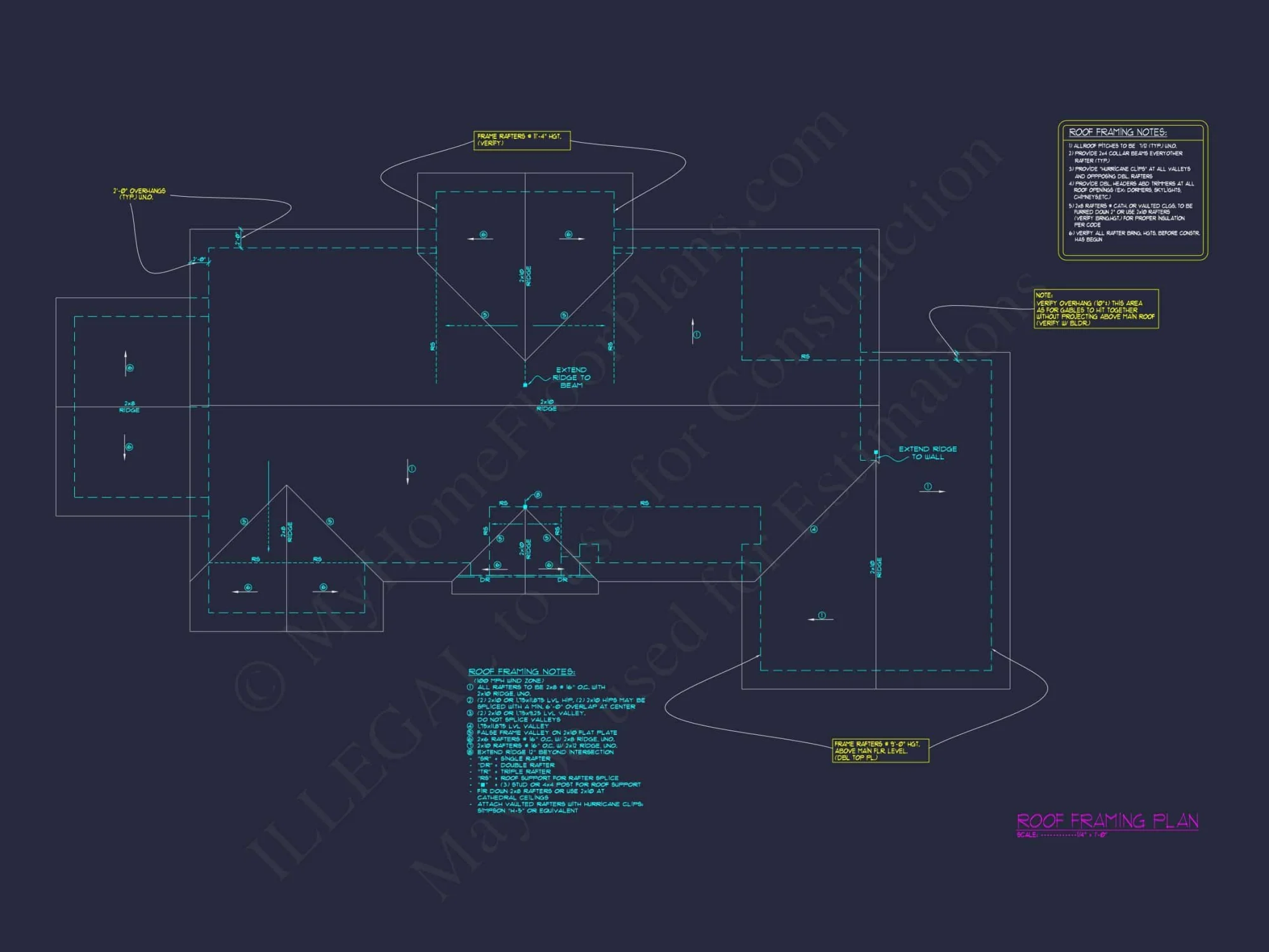 Custom Ranch-Style House Plan with Open Layout and Vaulted Ceilings