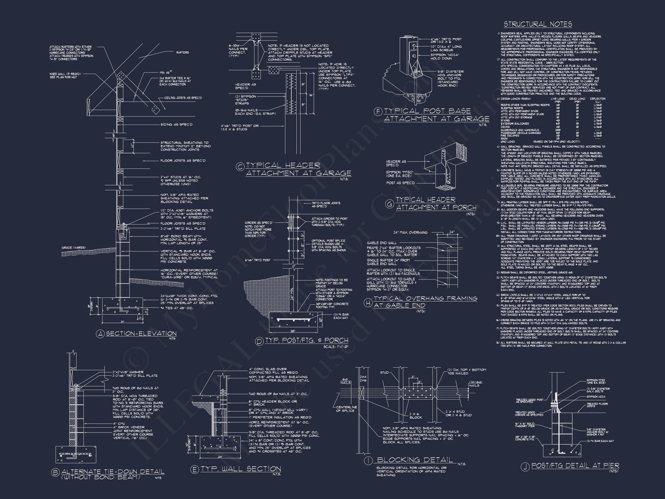 9-1755 HOUSE PLAN -Southern Farmhouse Home Plan - 3-Bed, 2.5-Bath, 3,200 SF 25 9-1755 HOME PLAN