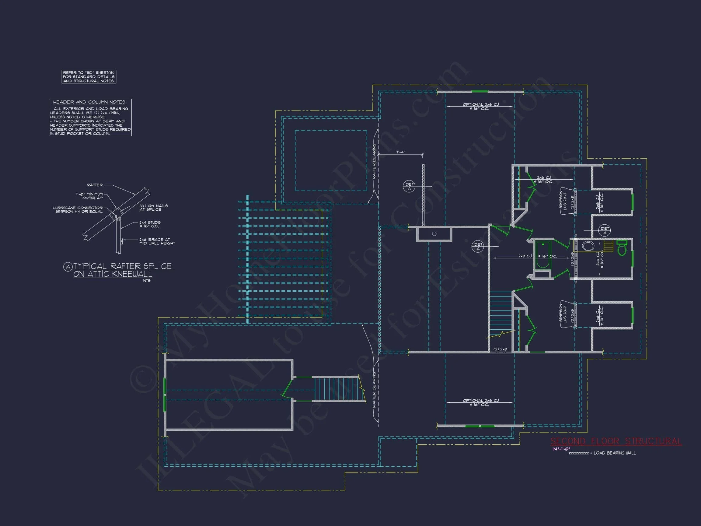 9-1755 HOUSE PLAN -Southern Farmhouse Home Plan - 3-Bed, 2.5-Bath, 3,200 SF 24 9-1755 HOME PLAN