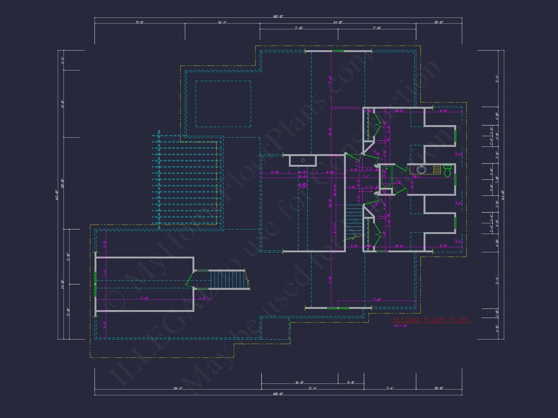 9-1755 HOUSE PLAN -Southern Farmhouse Home Plan - 3-Bed, 2.5-Bath, 3,200 SF 20 9-1755 HOME PLAN