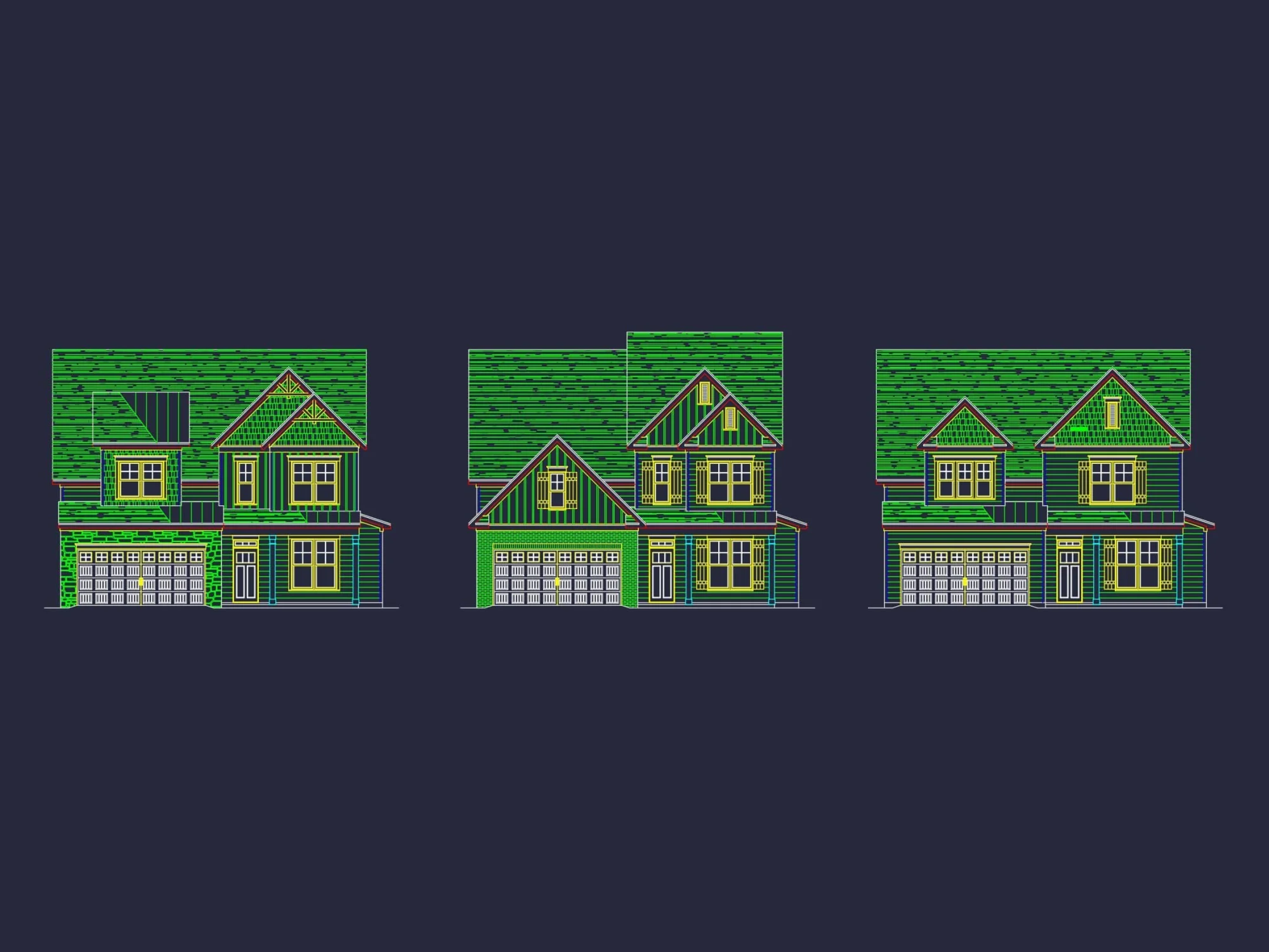 Spacious 2-Story House Plan with Modern Suburban Design