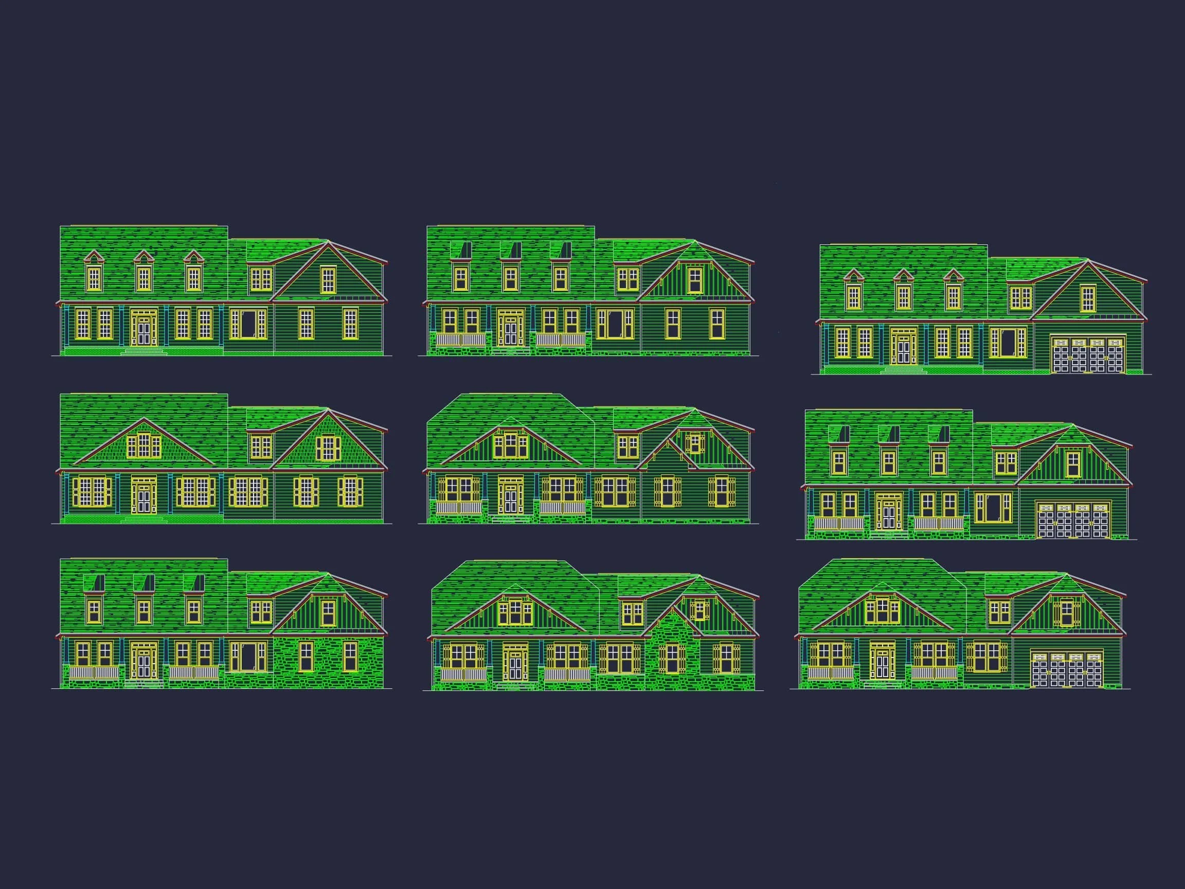 10-1642 HOUSE PLAN - Customizable House Plan with 2 Floors & Colonial Farmhouse Design 2 Customizable 2-Story House Plan with Colonial Farmhouse Design