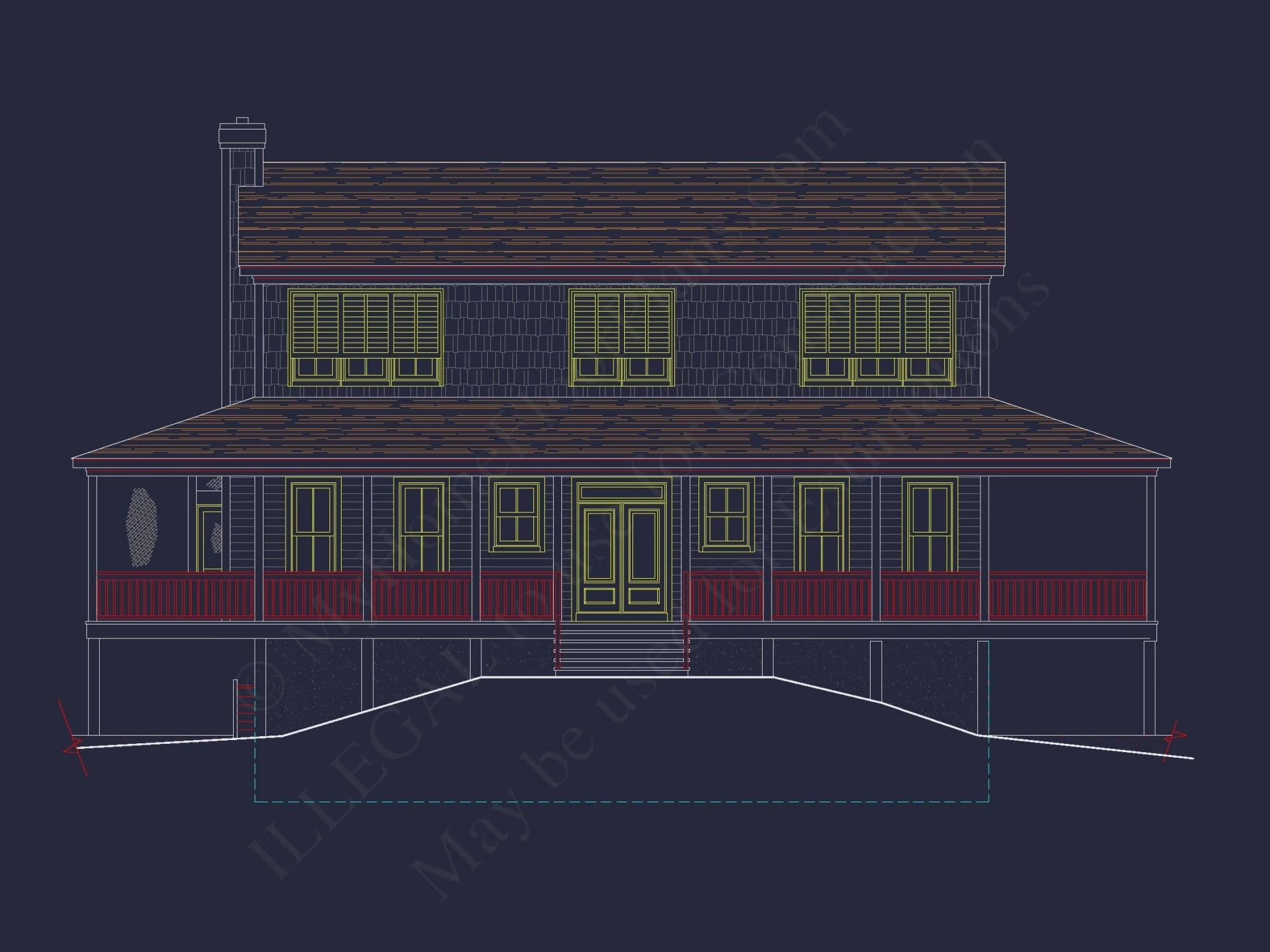 Beach Home Design with Wraparound Porch and Coastal Elegance