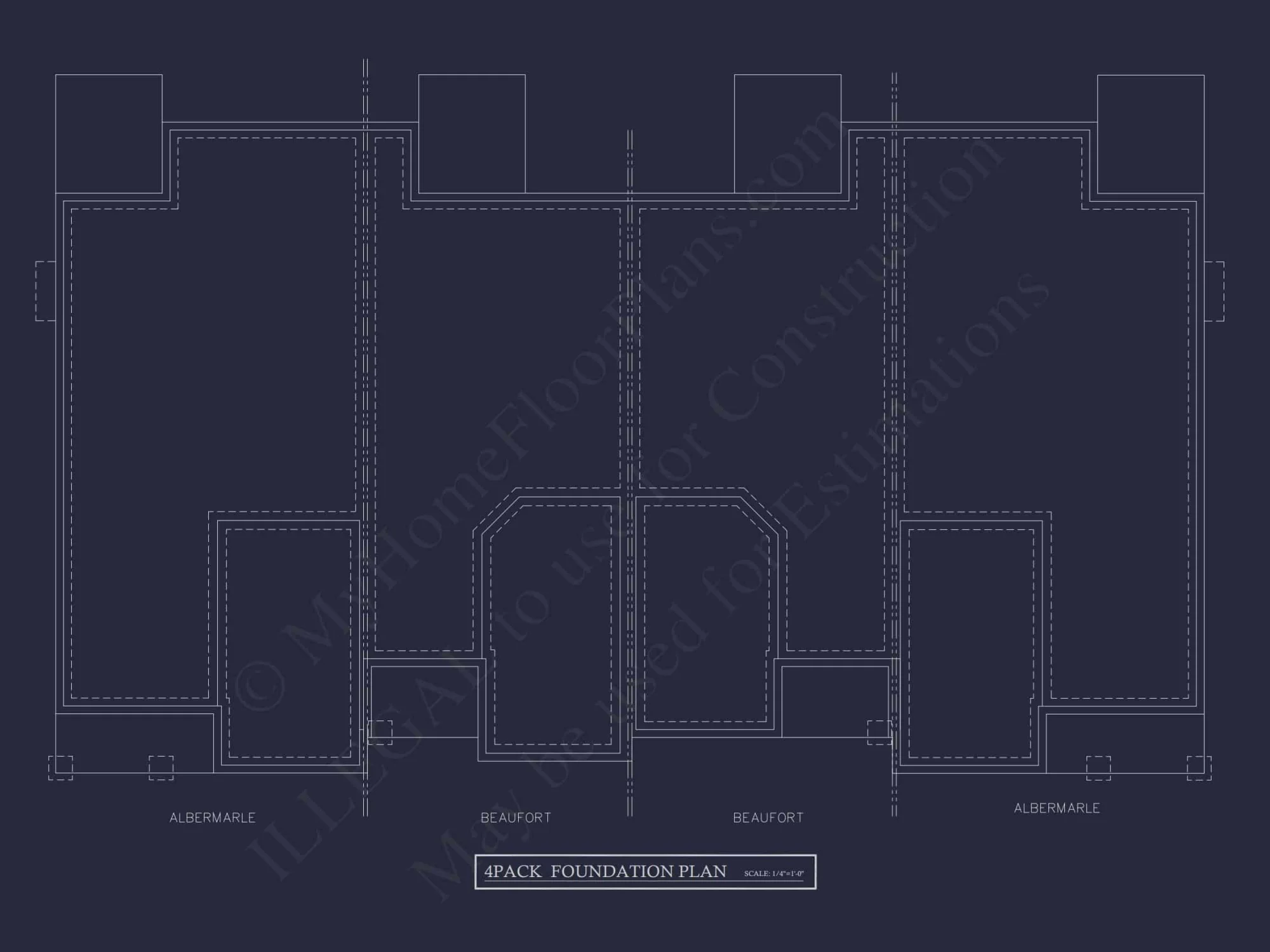 Modern 2-Story Townhome Plan with Craftsman Details