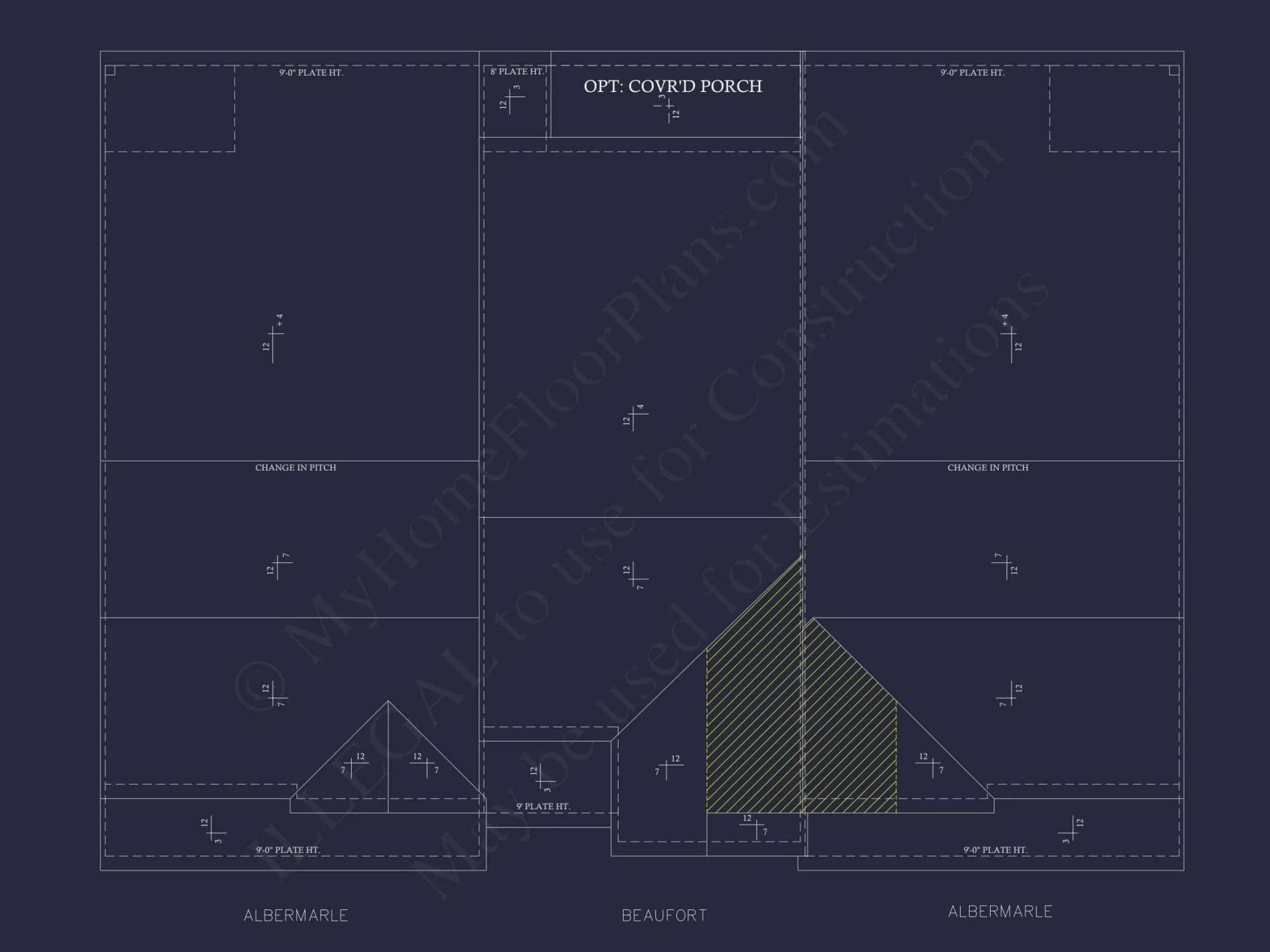 Modern 2-Story Townhome Plan with Craftsman Details