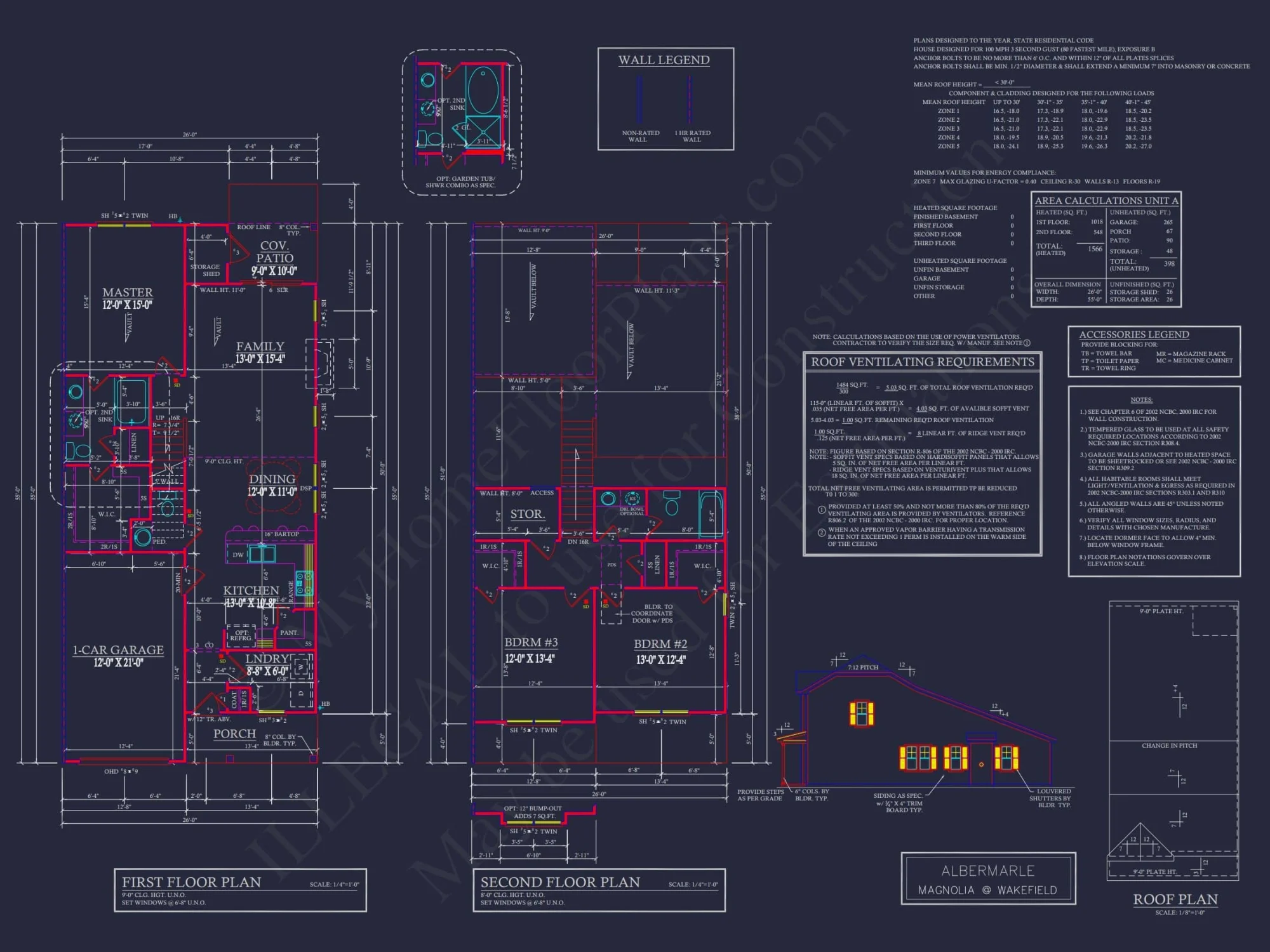 Modern 2-Story Townhome Plan with Craftsman Details