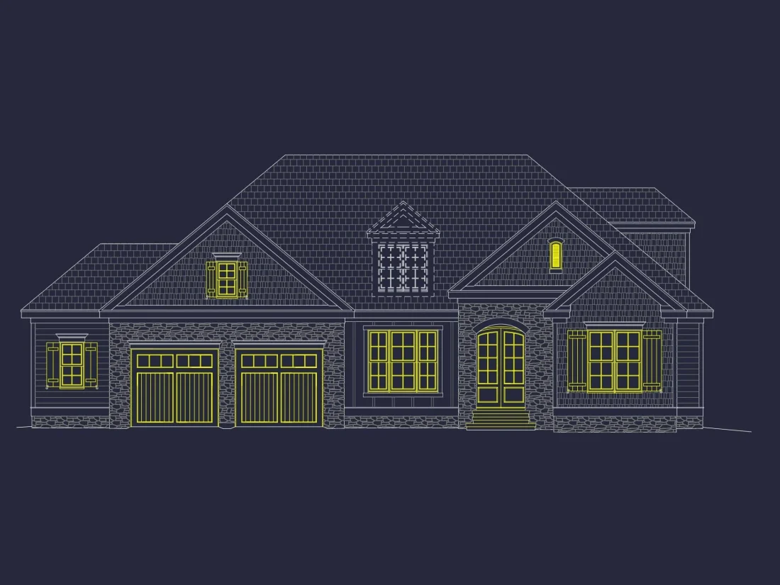 4-Bedroom Southern Home Plan with Open Floor Designs