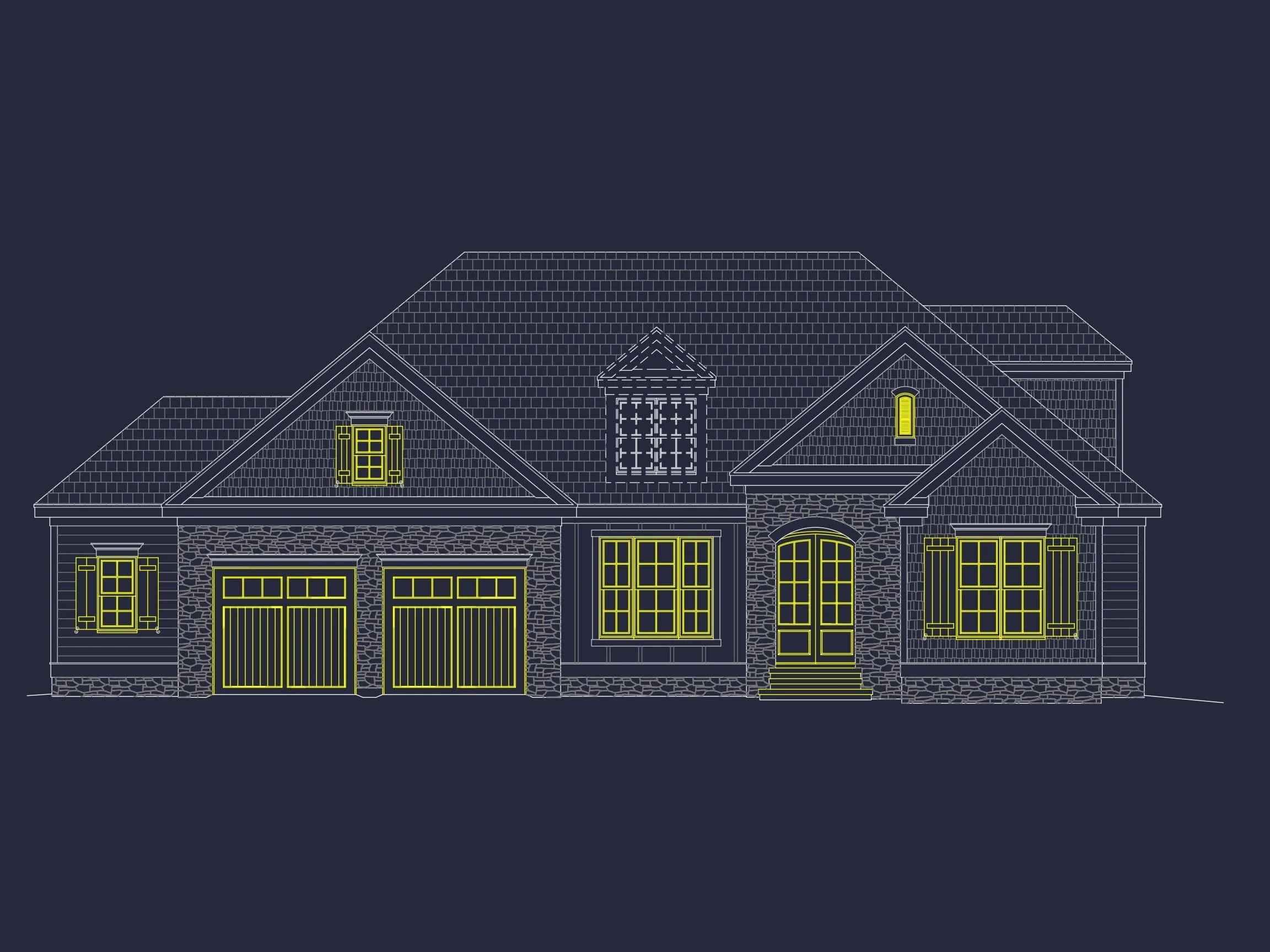 13-1517 HOUSE PLAN - Craftsman House Plan - 4-Bed, 3-Bath, 2,860 SF 4 4-Bedroom Southern Home Plan with Open Floor Designs