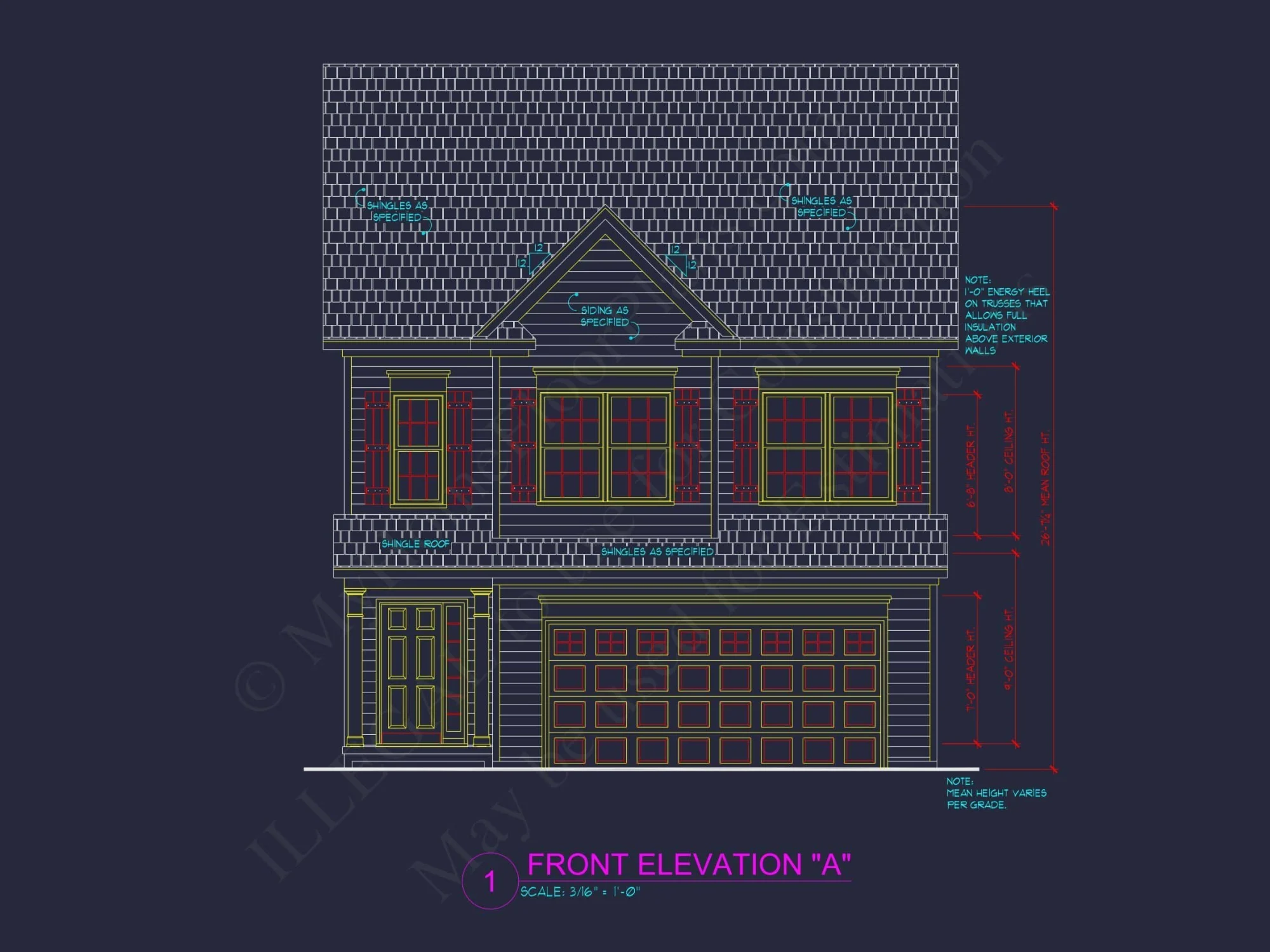 Modern Suburban House Plan: 2-Story Layout with Open Floor Design
