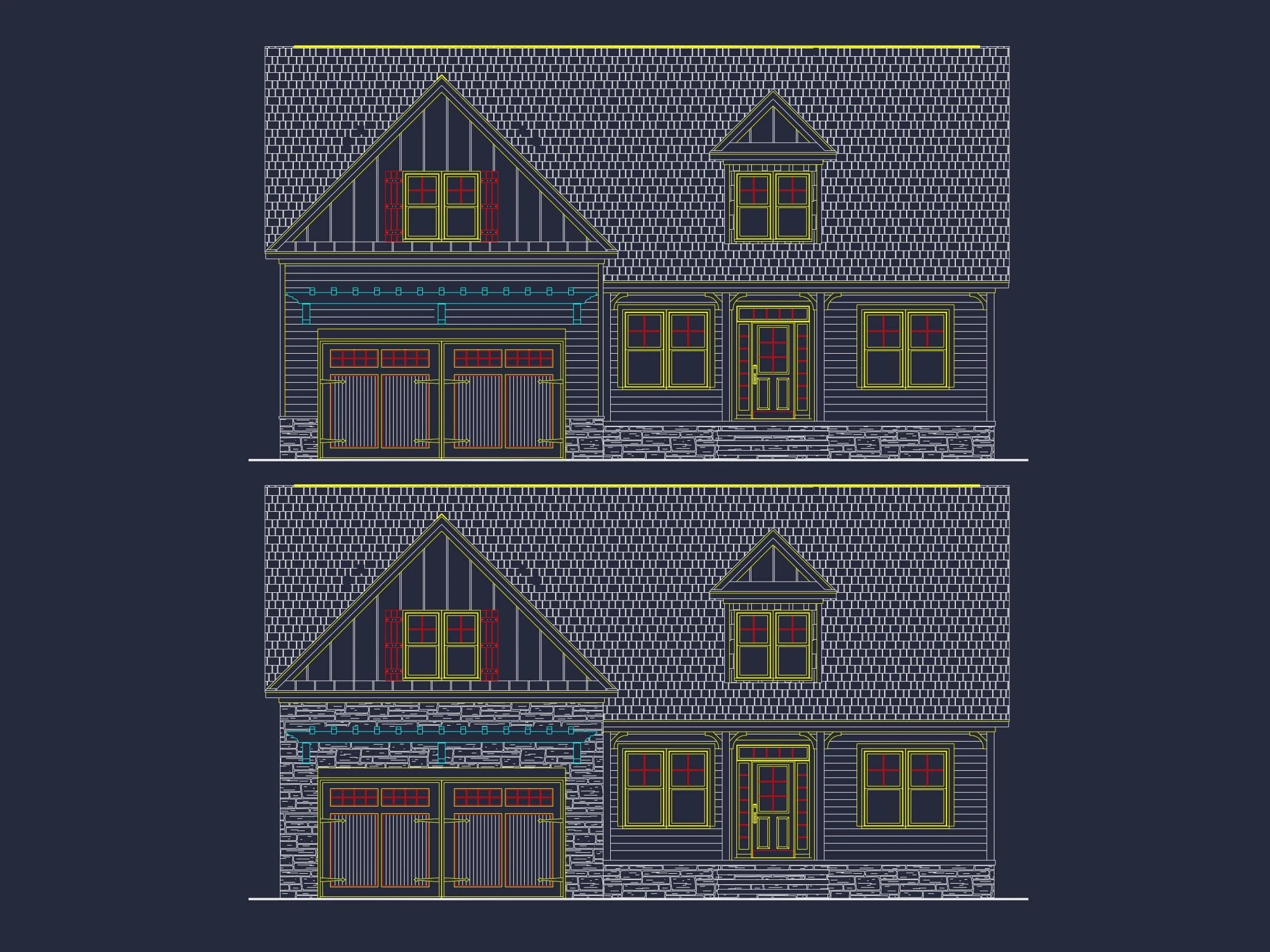 13-2029 HOUSE PLAN - Charming Craftsman House Design with Detailed Floor Plans 2 Charming 1.5-Story Craftsman House Plan with Cozy Layout & Custom CAD
