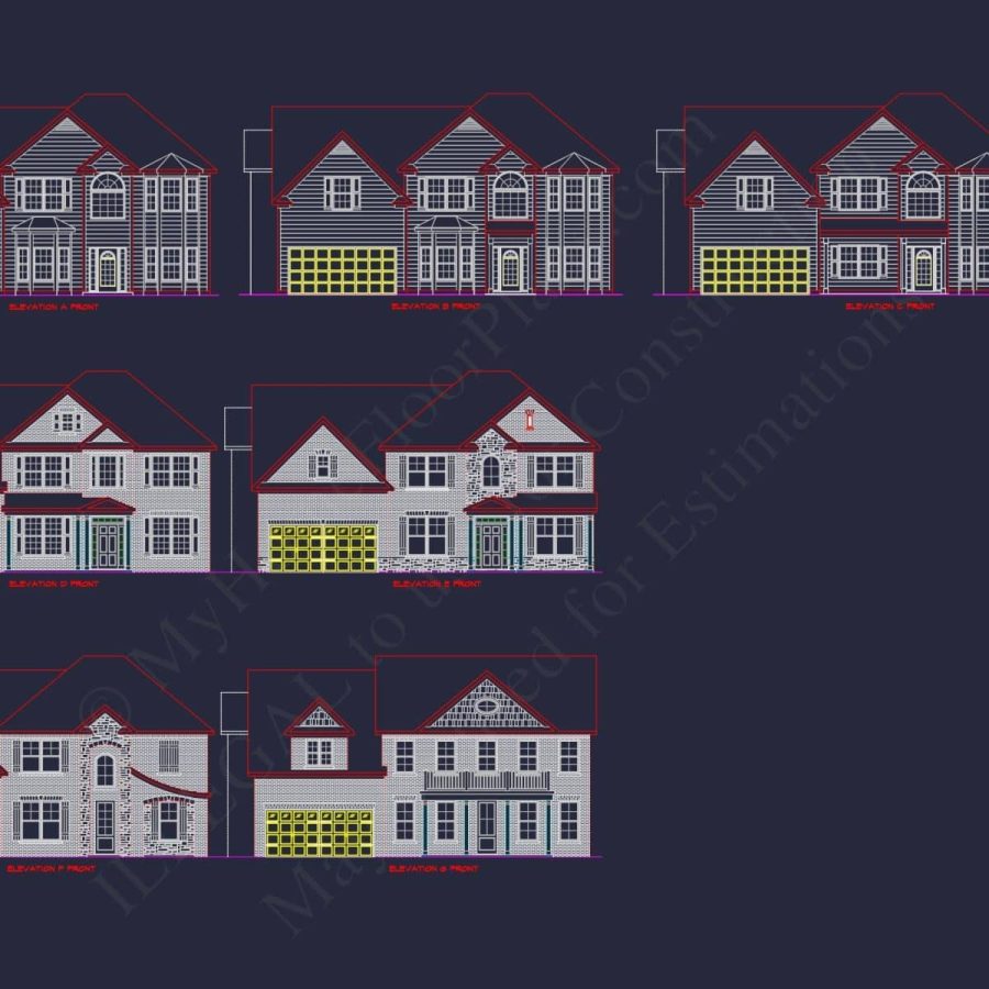 Discover this elegant 4-bedroom house plan with 3,221 heated sq. ft., flexible floor plan, and detailed CAD blueprints—ideal for modern families.