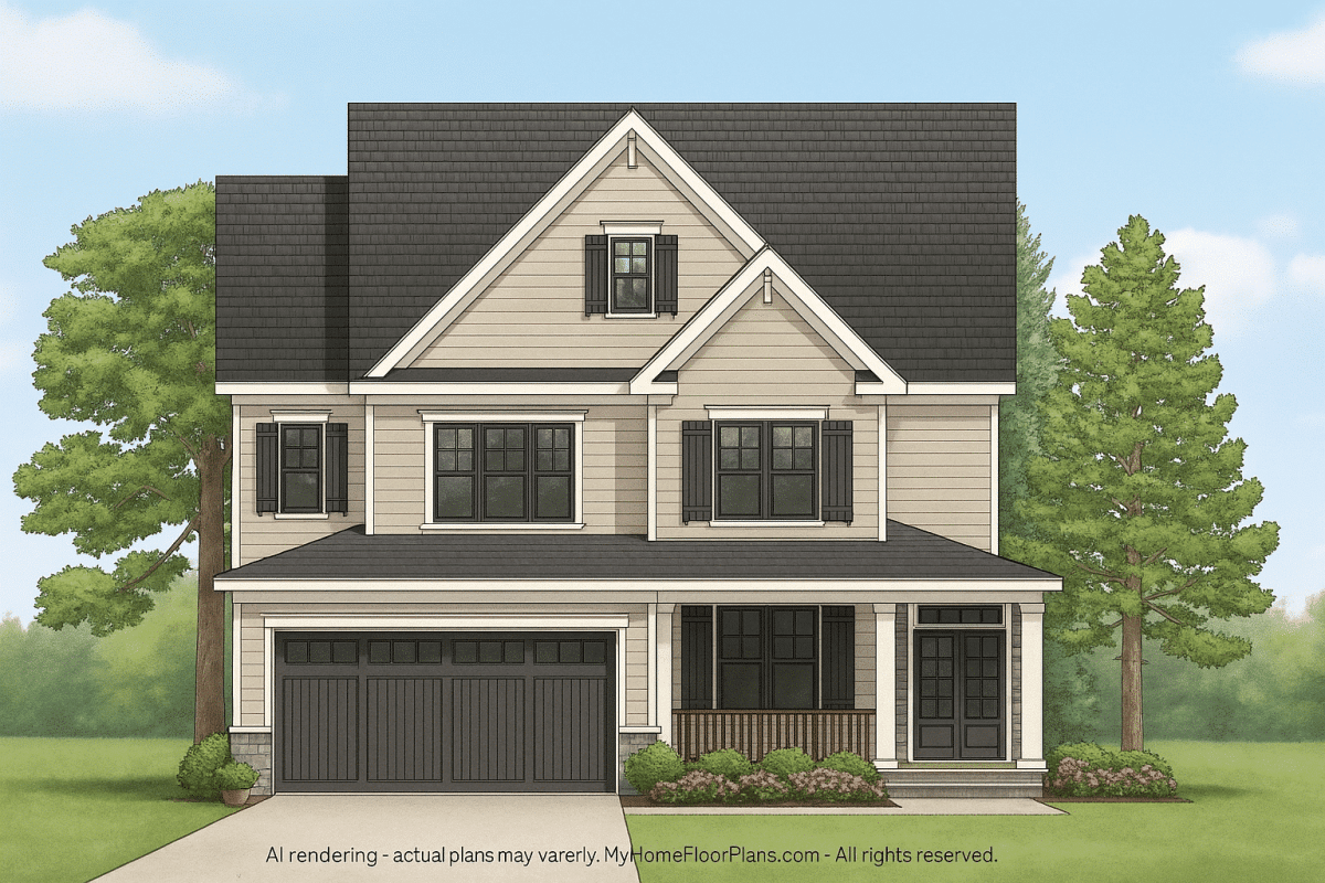 **IMPORTANT** Make the house as realistic as possible, landscape orientation, and display entire house. Do not off right or left side of house!