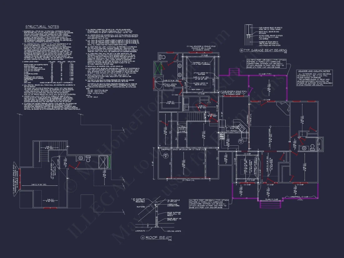 Traditional Country Home Plan – 1 Story, 4 Bedrooms, Open Floor Plan & Porches