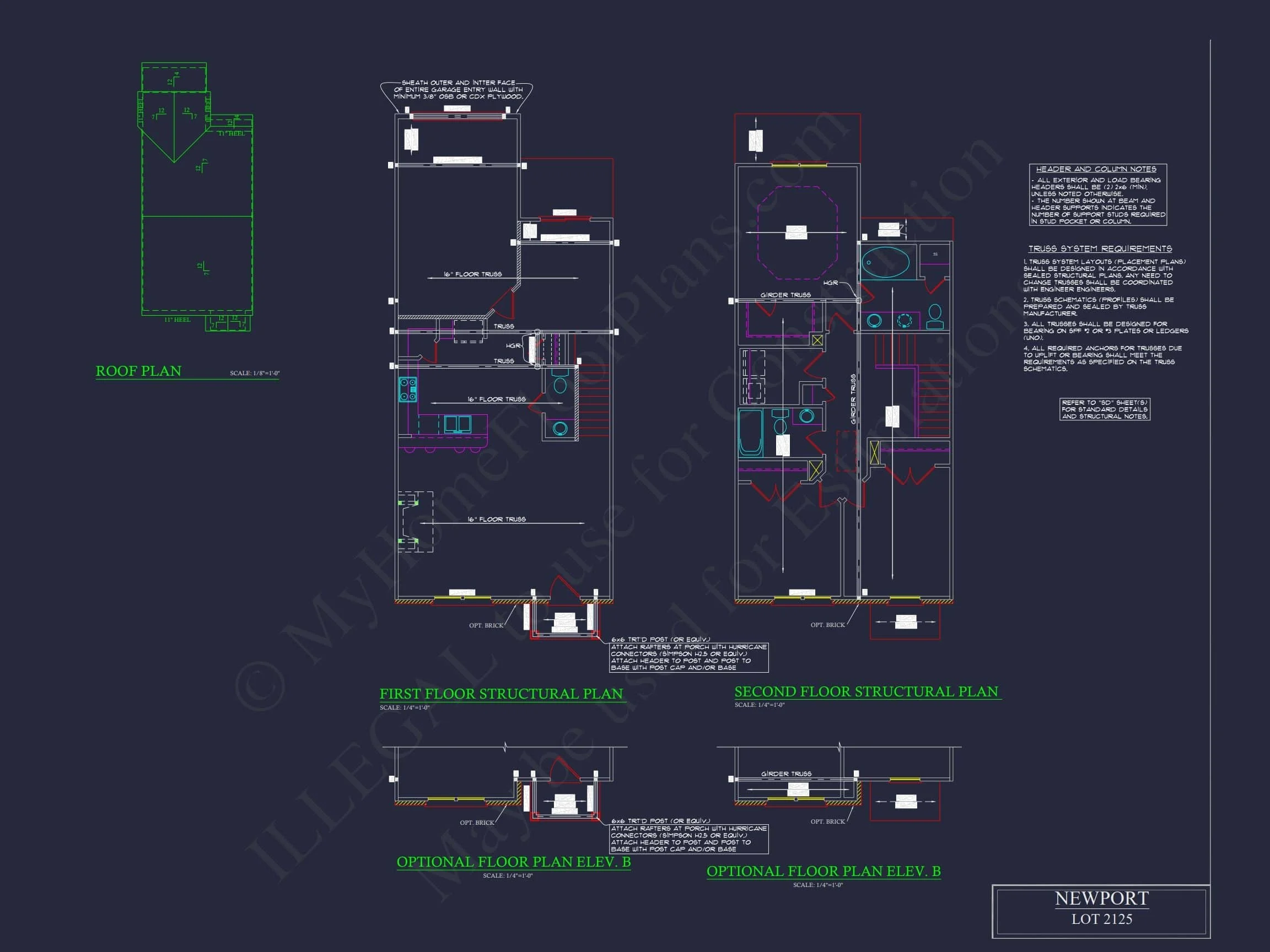 11-1083-2 7-UNIT TOWNHOME PLAN