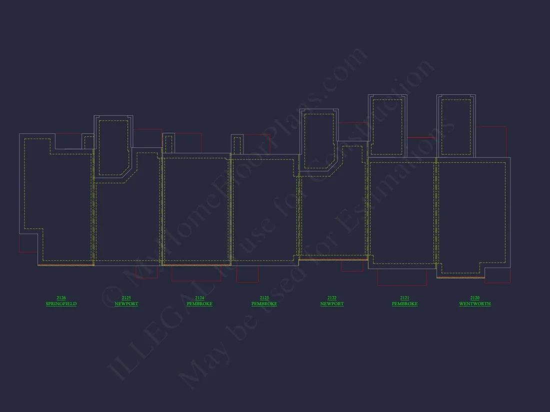 11-1083-2 7-UNIT TOWNHOME PLAN