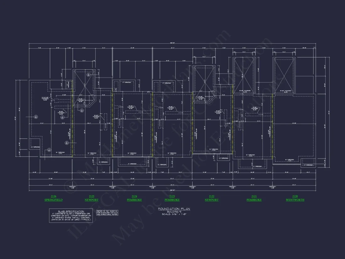 11-1083-2 7-UNIT TOWNHOME PLAN
