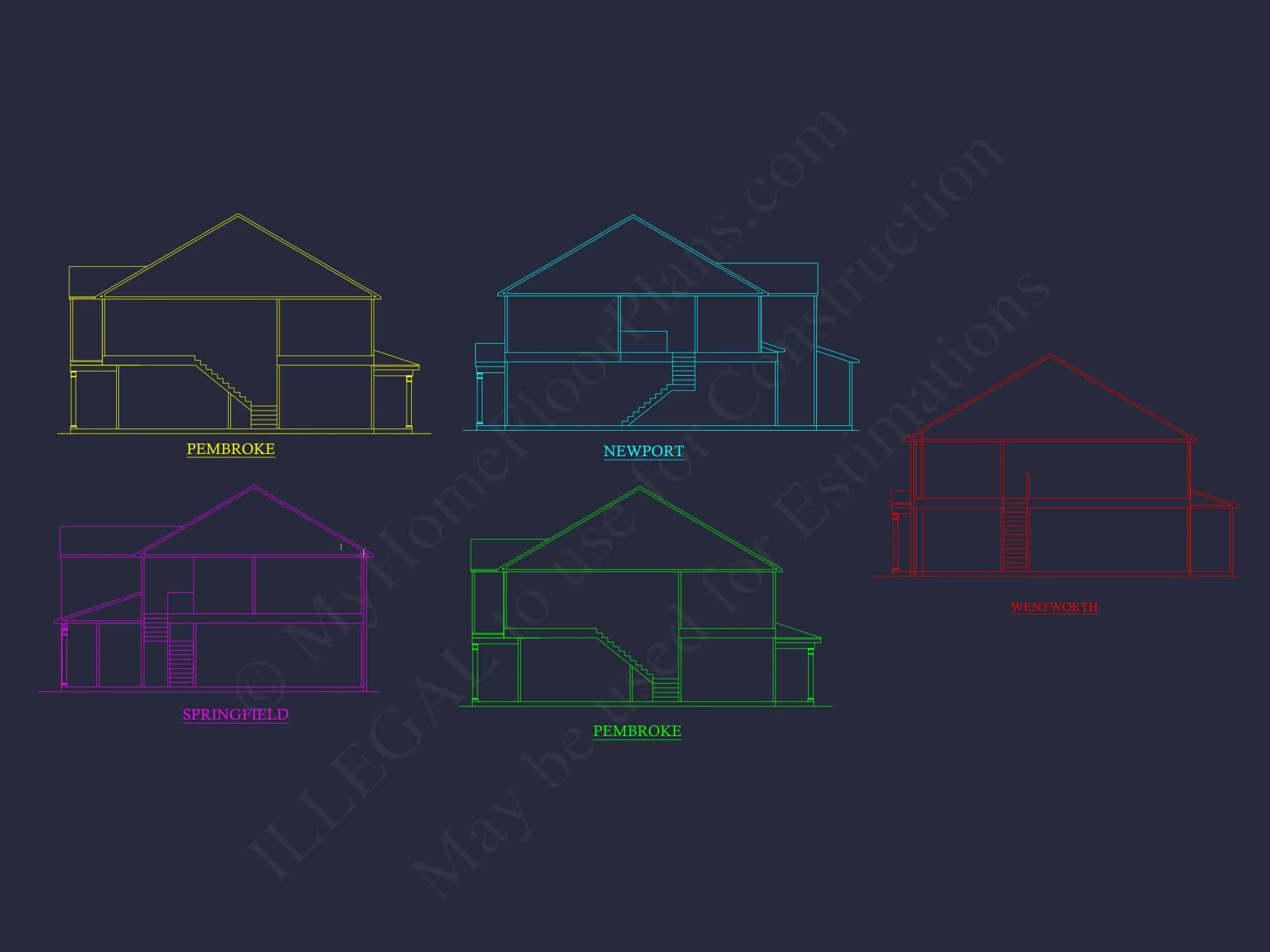 11-1083-2 7-UNIT TOWNHOME PLAN