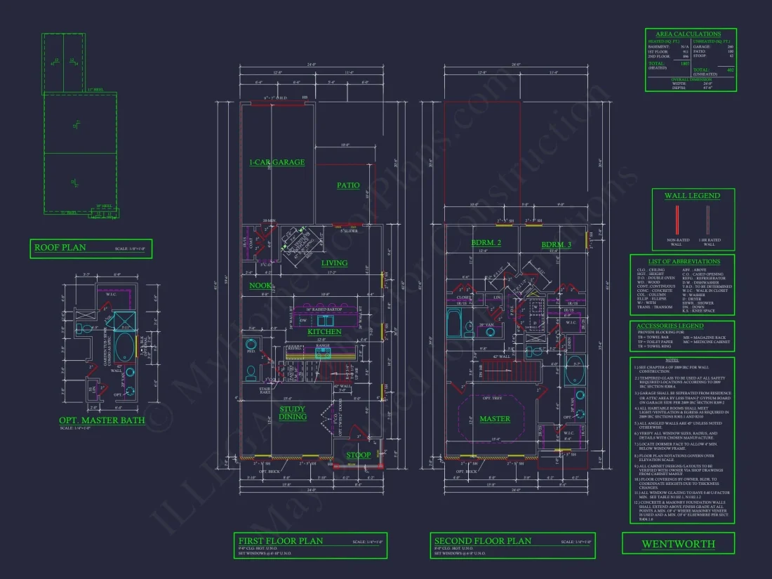 11-1083-2 7-UNIT TOWNHOME PLAN