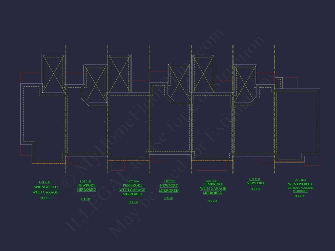 Modern 2-Story Townhome Floor Plan with Craftsman Design