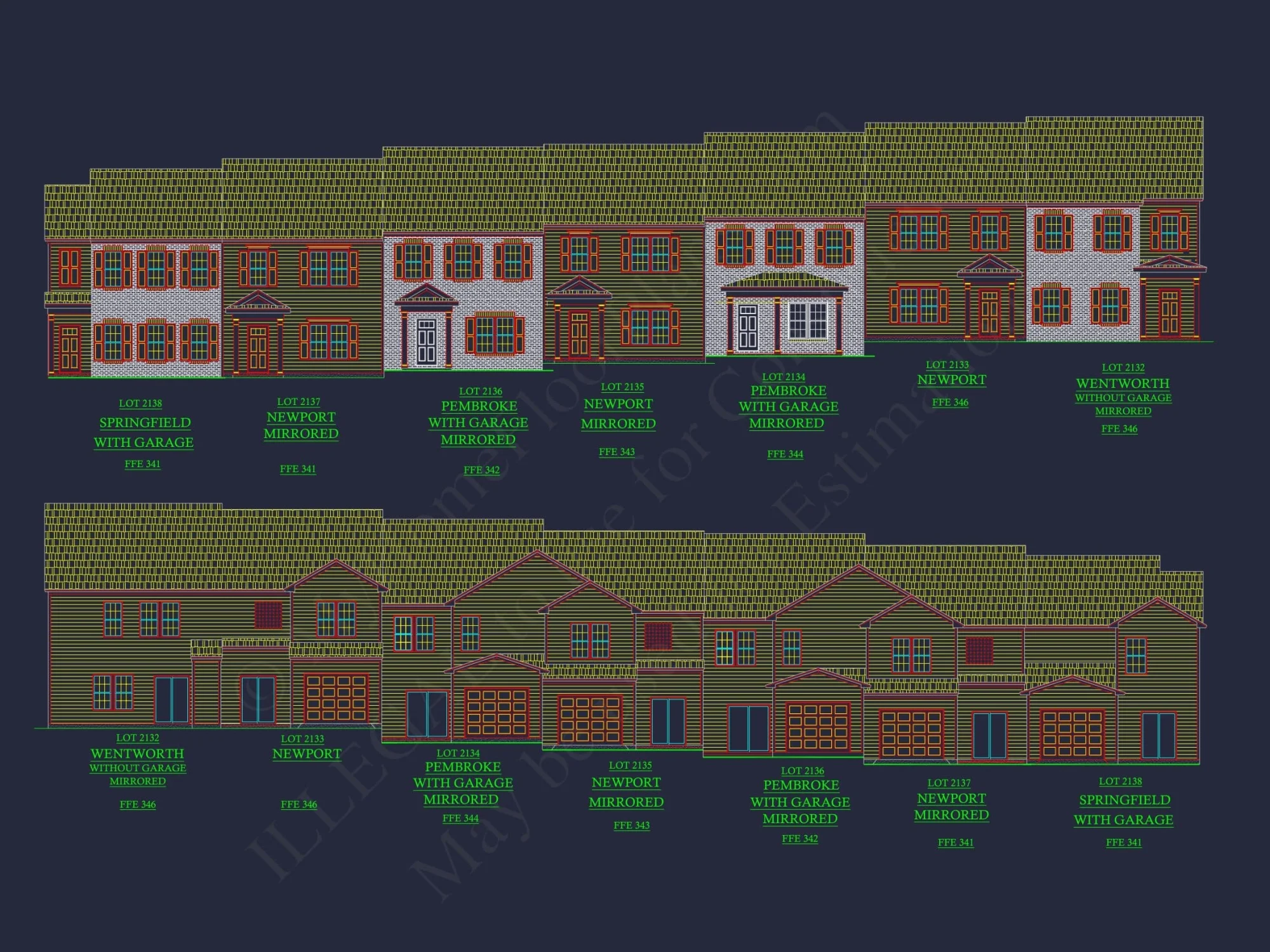 Modern 2-Story Townhome Floor Plan with Craftsman Design