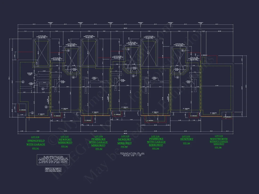 Modern 2-Story Townhome Floor Plan with Craftsman Design