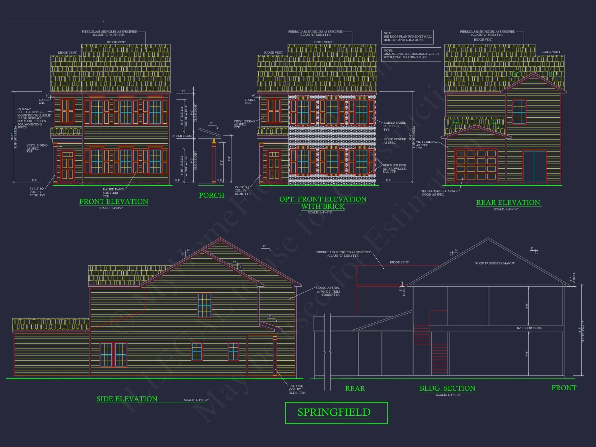 Modern 2-Story Townhome Floor Plan with Craftsman Design