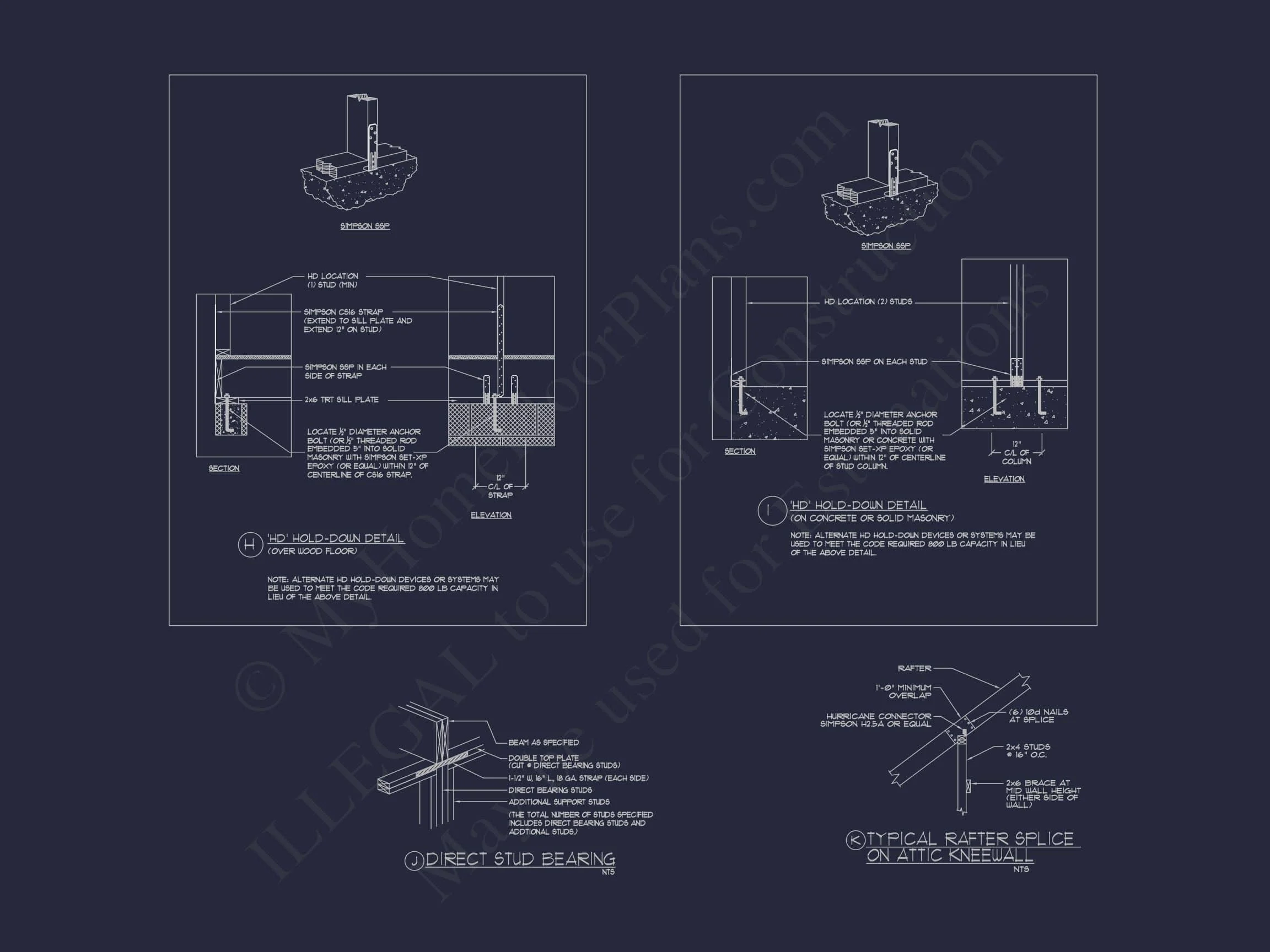 Stunning 5-Bedroom Home Plan with Full CAD Architectural Design