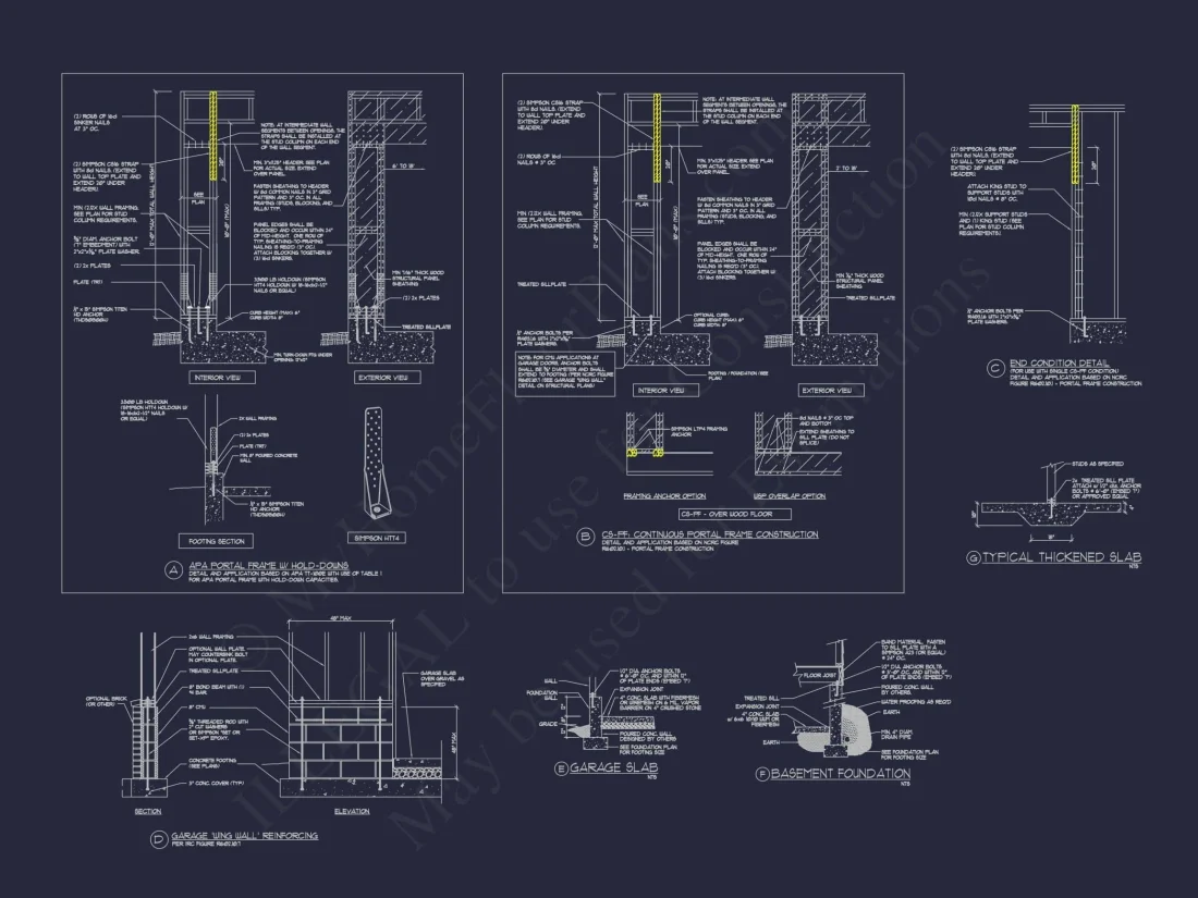 Stunning 5-Bedroom Home Plan with Full CAD Architectural Design