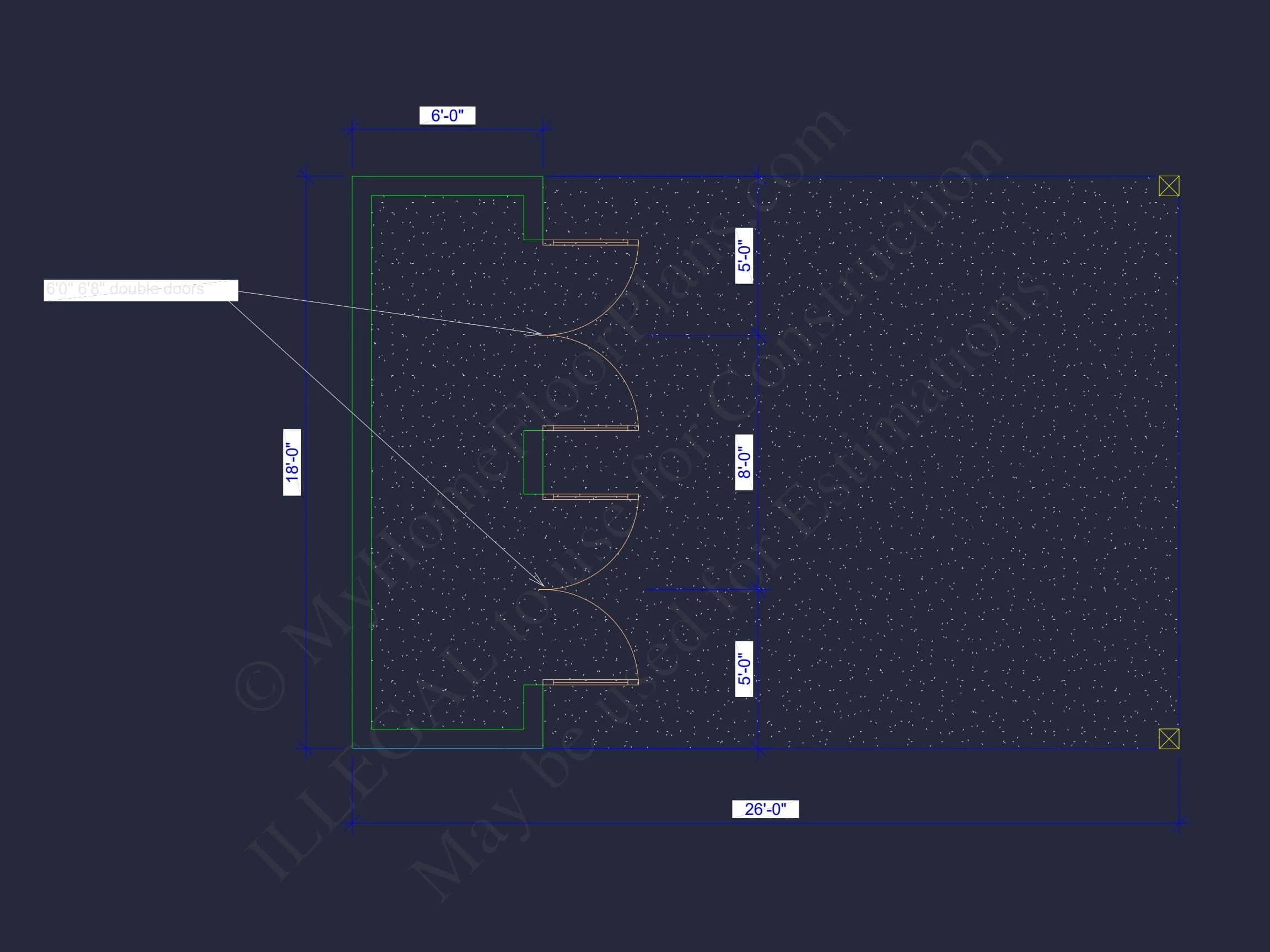 15-1995 CARPORT PLAN - Modern Carport House Floor Plan: 2-Bay Blueprint 6 Modern Carport House Floor Plan Sleek 2-Bay Design with CAD Files