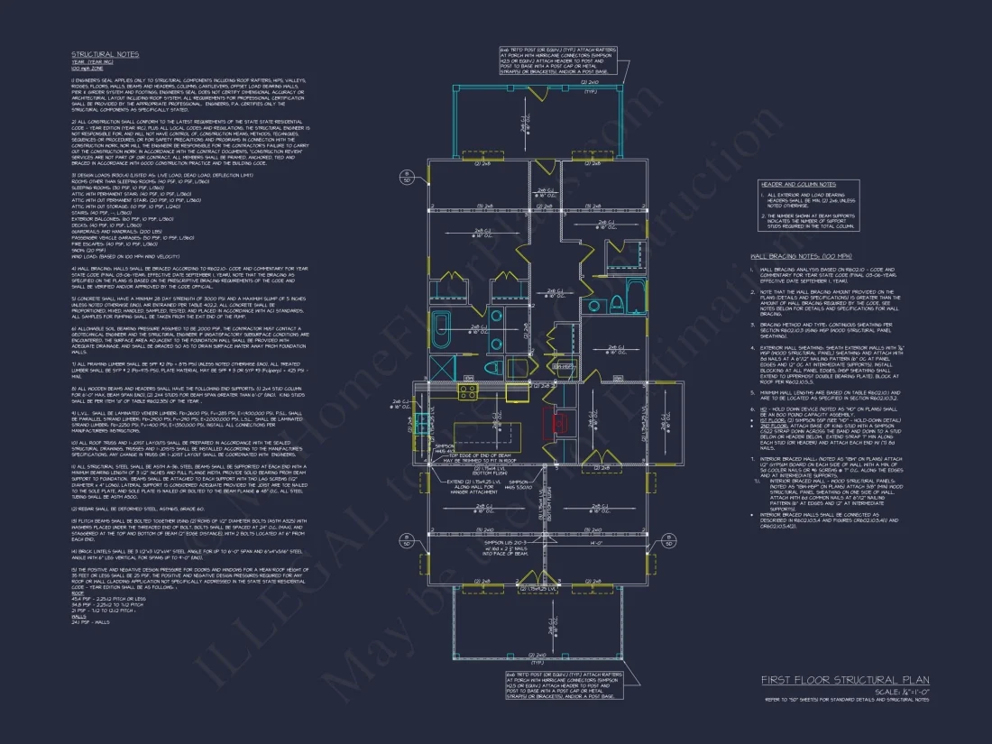 Modern Home Plan with 2 Beds, CAD Blueprints & Craftsman Design