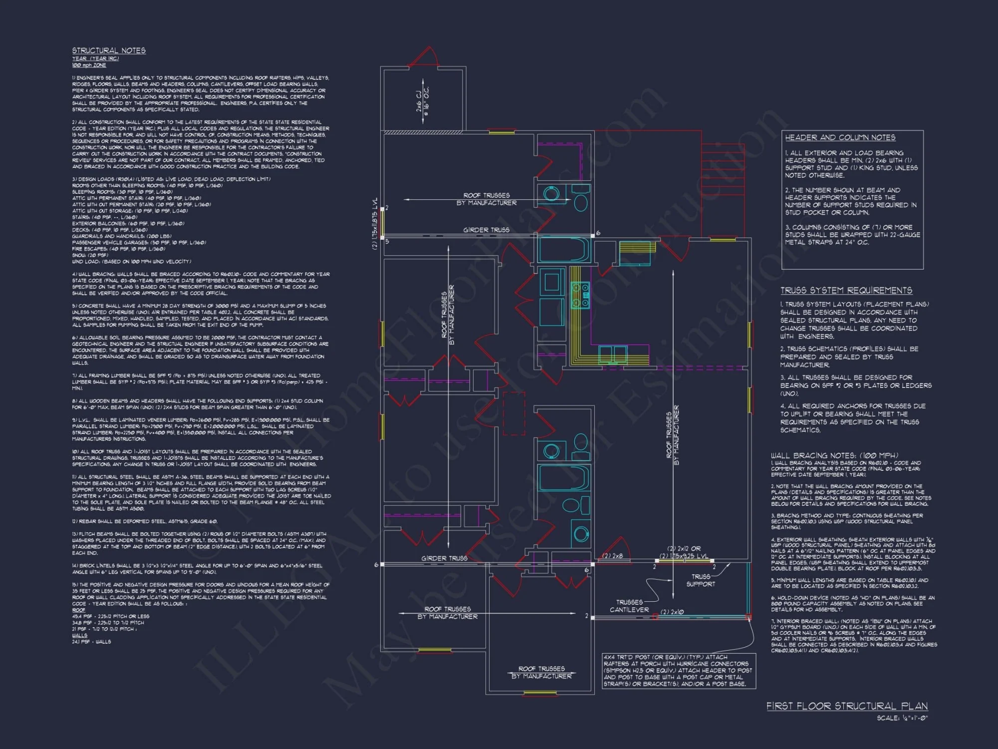 Craftsman Ranch Home Plan with 5 Bedrooms and Open Floor Layout