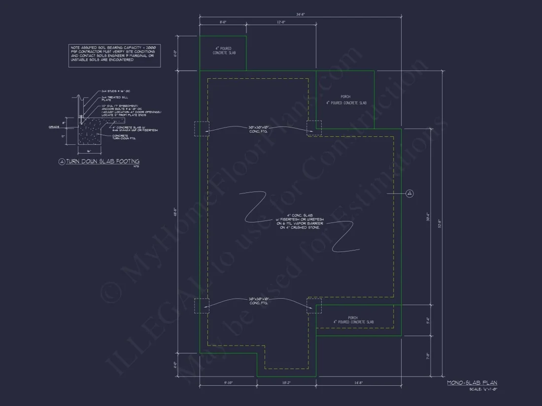 Craftsman Ranch Home Plan with 5 Bedrooms and Open Floor Layout