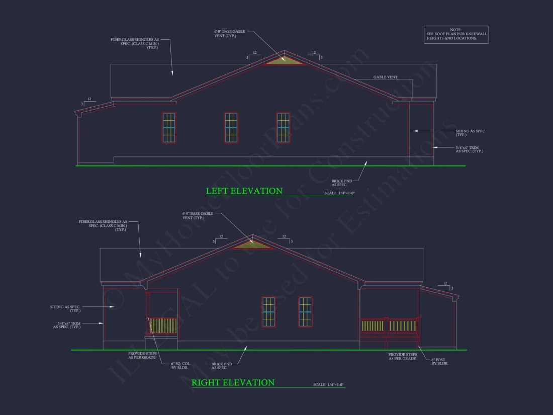Craftsman Ranch Home Plan with 5 Bedrooms and Open Floor Layout