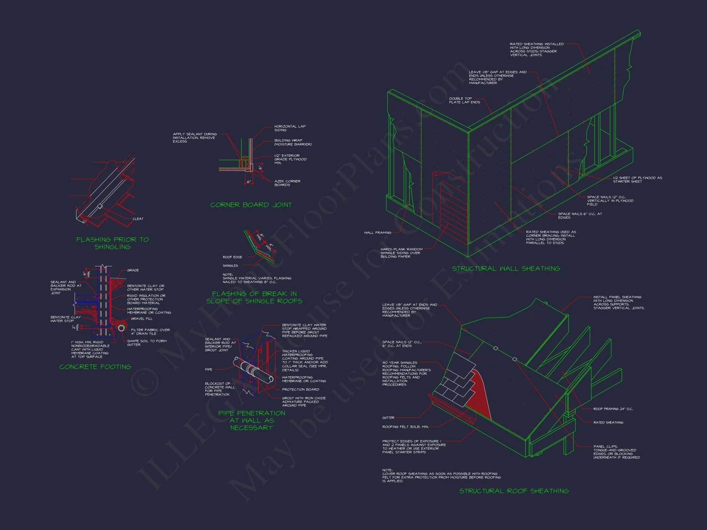 19-CLUBHOUSE - 94' Wide Clubhouse Floor Plan - Architectural CAD Blueprints 7 94' Wide Clubhouse Floor Plan – Architectural CAD Blueprints