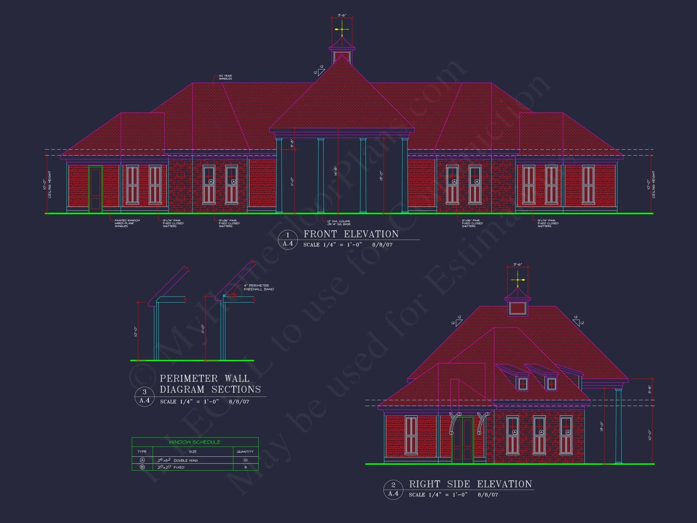 19-CLUBHOUSE - 94' Wide Clubhouse Floor Plan - Architectural CAD Blueprints 2 94' Wide Clubhouse Floor Plan – Architectural CAD Blueprints
