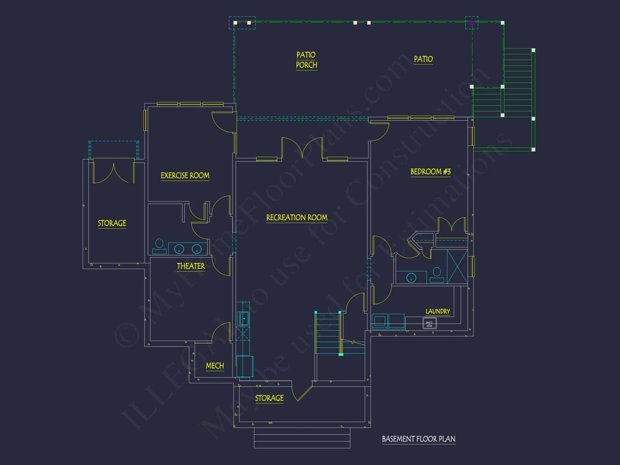Custom Craftsman Home Plan with 2 Stories & CAD Designs