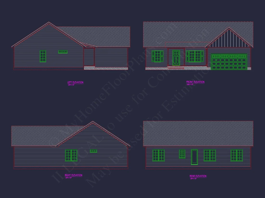 Modern Craftsman House Plan with 3 Bedrooms and Open Layout