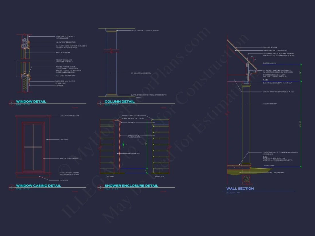 Charming Pool House Floor Plan with Craftsman Touch