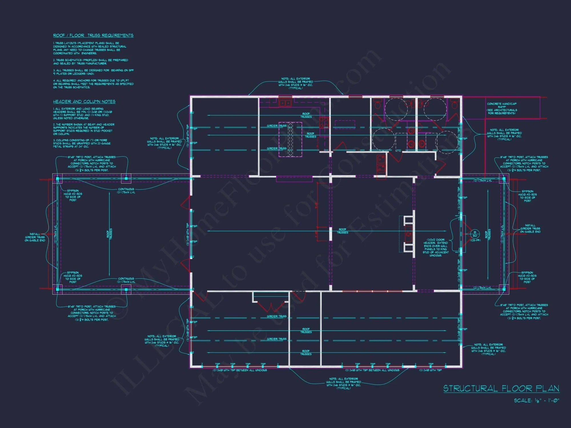 Elegant Clubhouse Floor Plan with Traditional Architecture